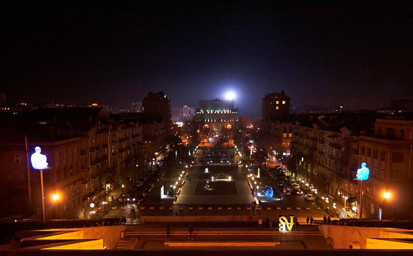 Ночной Ереван