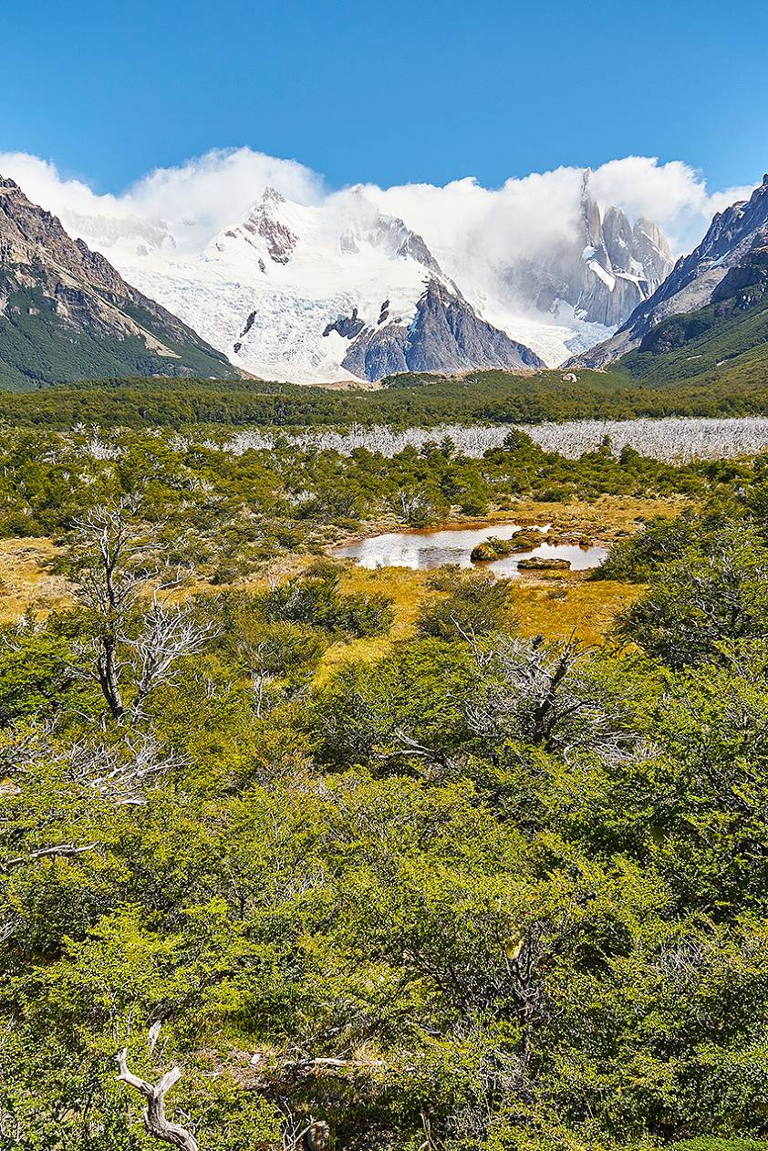 Окрестности Эль Чалтен и горы Фитц Рой