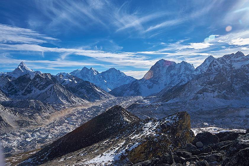 Вид с вершины Кала Паттар Вид с вершины Кала Паттар