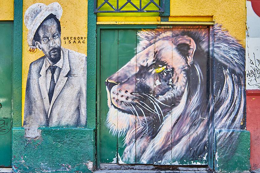 Уличное творчество Сантьяго