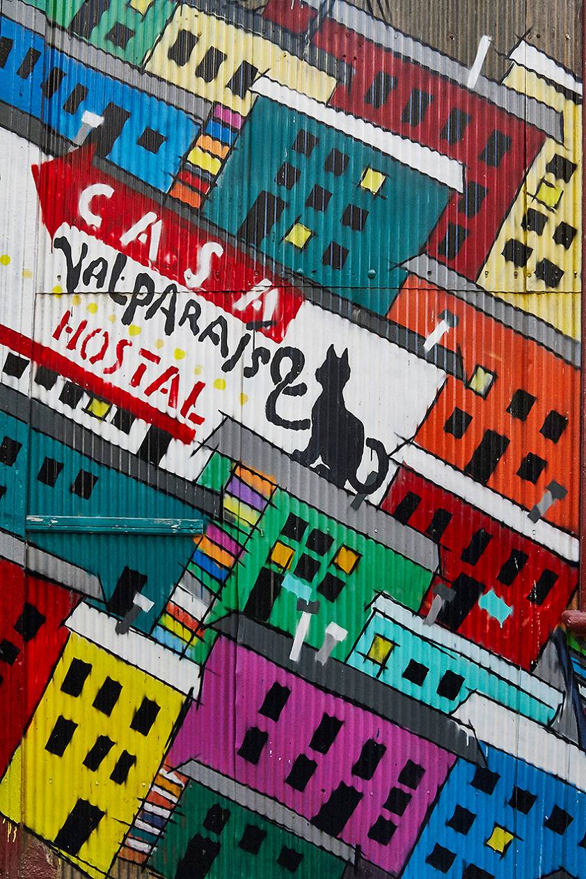 Уличное творчество в Чили