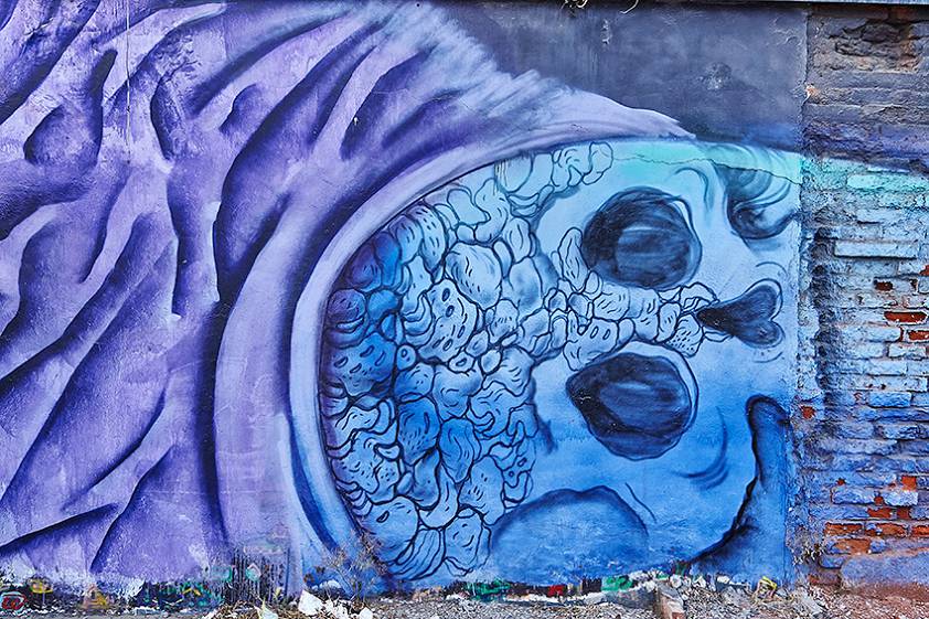 Уличное творчество в Чили
