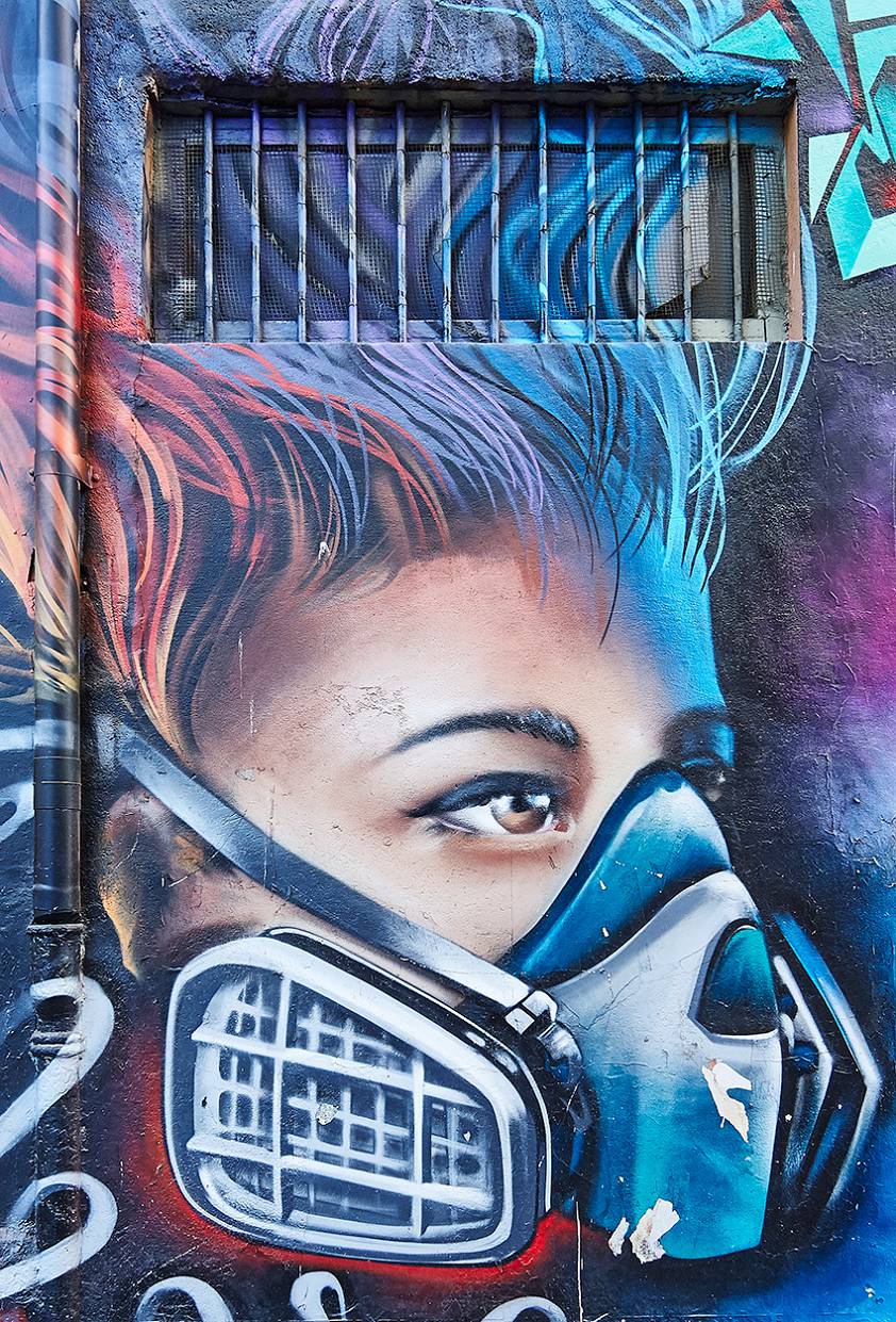 Уличное творчество в Чили