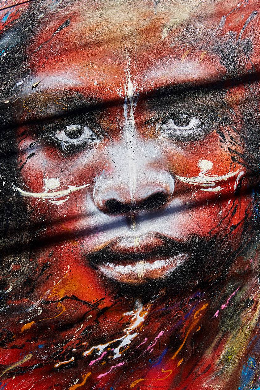 Уличное творчество в Чили