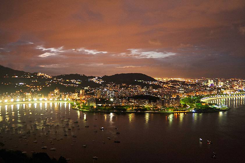 Рио с холма Morro do Urka