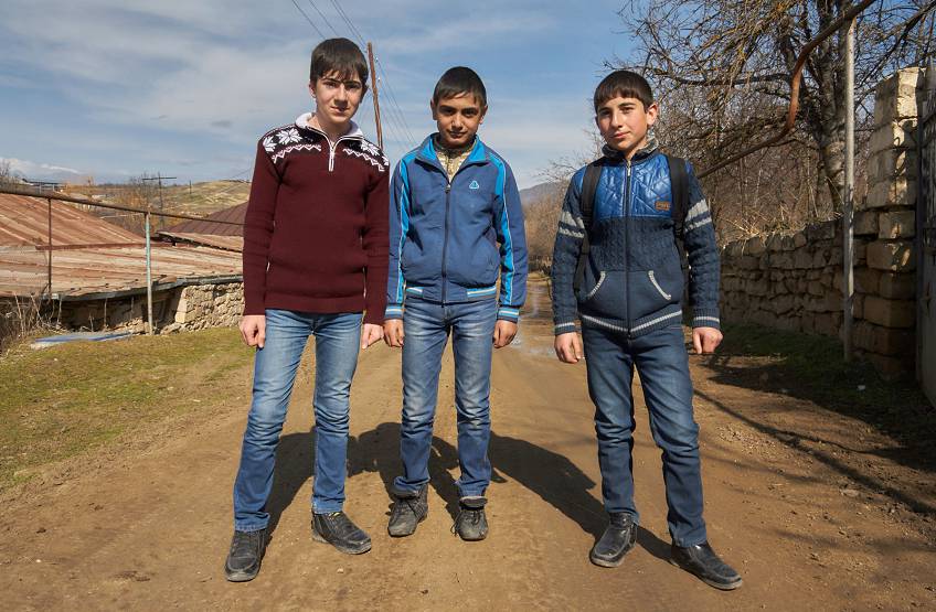 Люди в Нагорном Карабахе