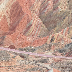 Разноцветные горы