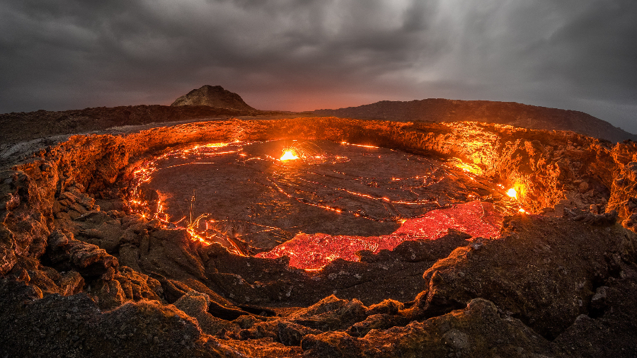 Вулканы Даллол и Эрта Але
