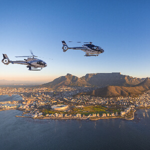 На вертолете над Кейптауном