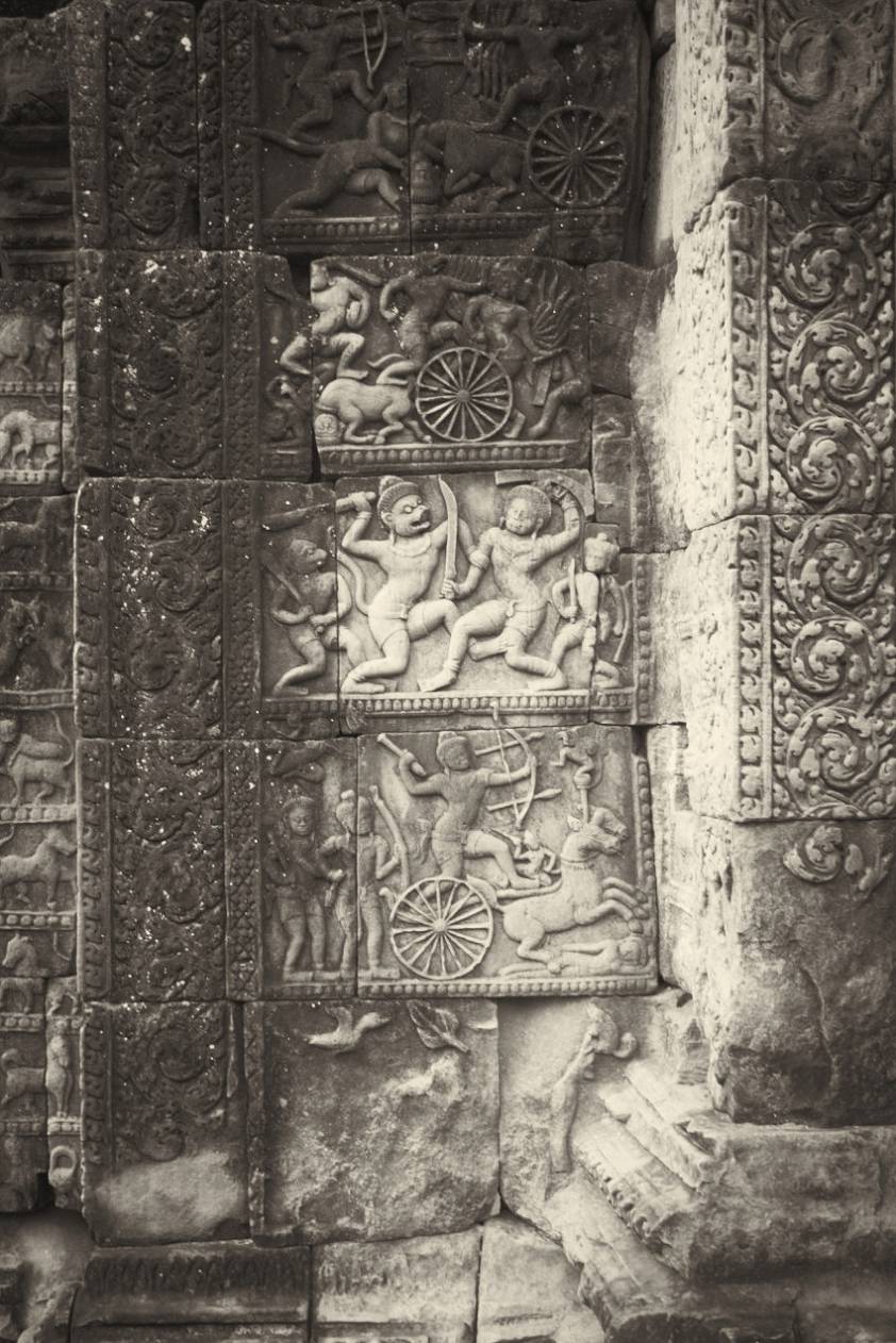 Наскальная живопись древних кхмеров )