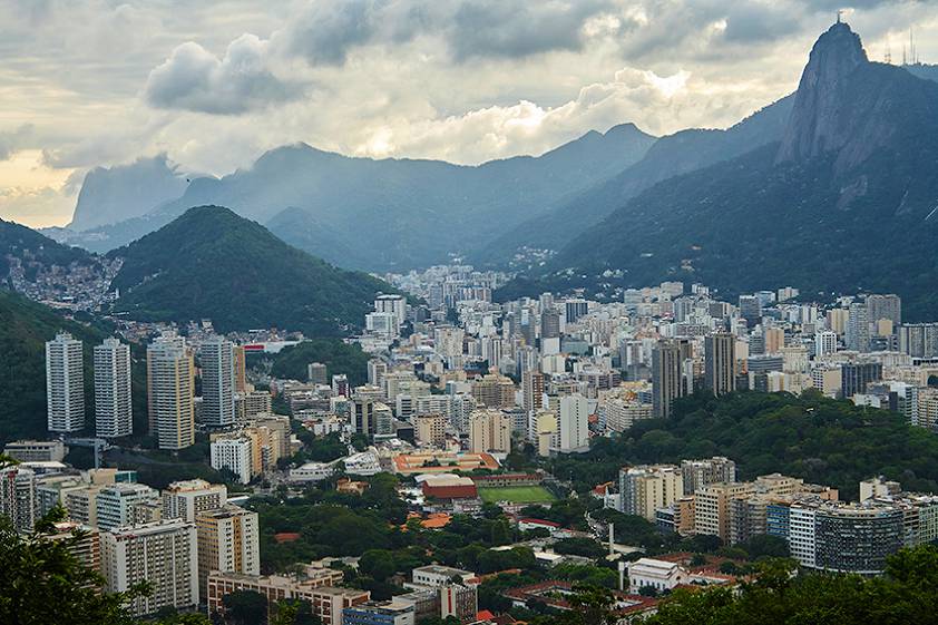 Рио с холма Morro do Urka