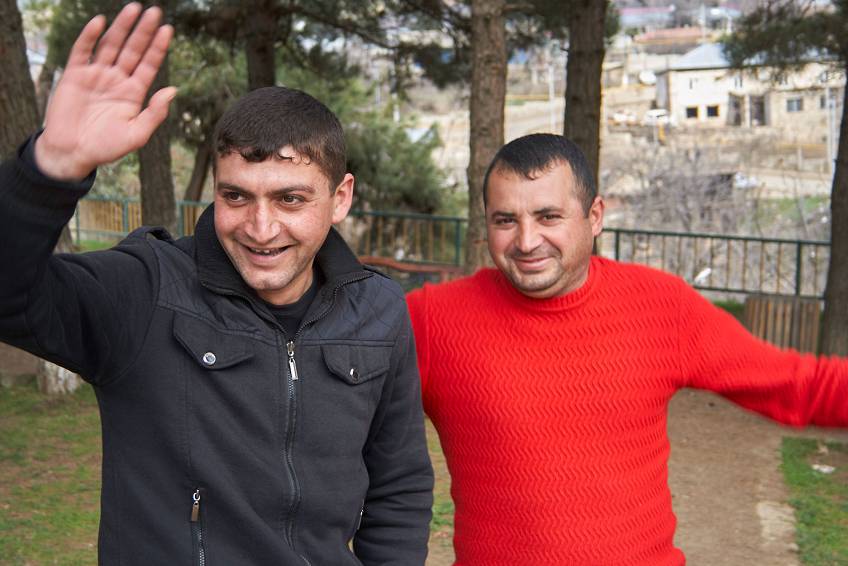 Люди в Нагорном Карабахе
