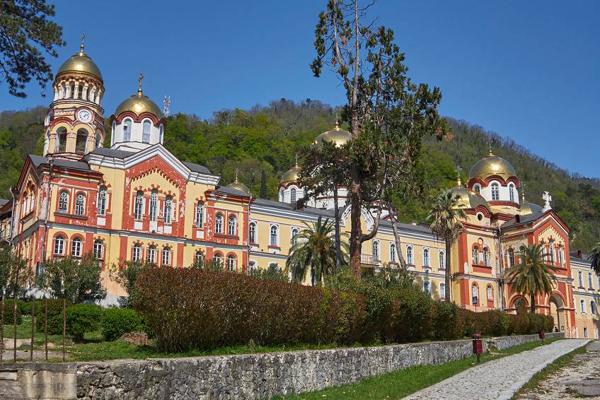 Монастырский комплекс в Абхазии