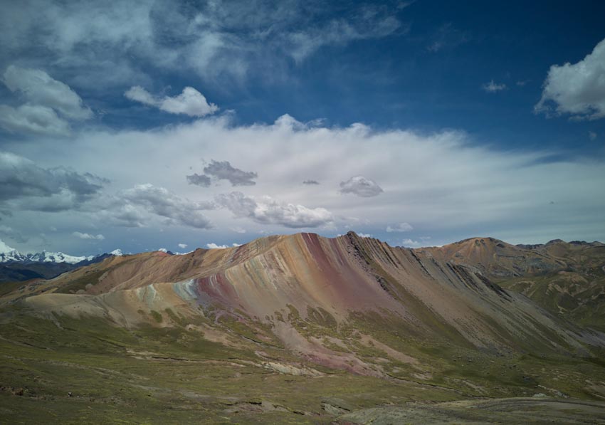Разноцветные горы в Перу